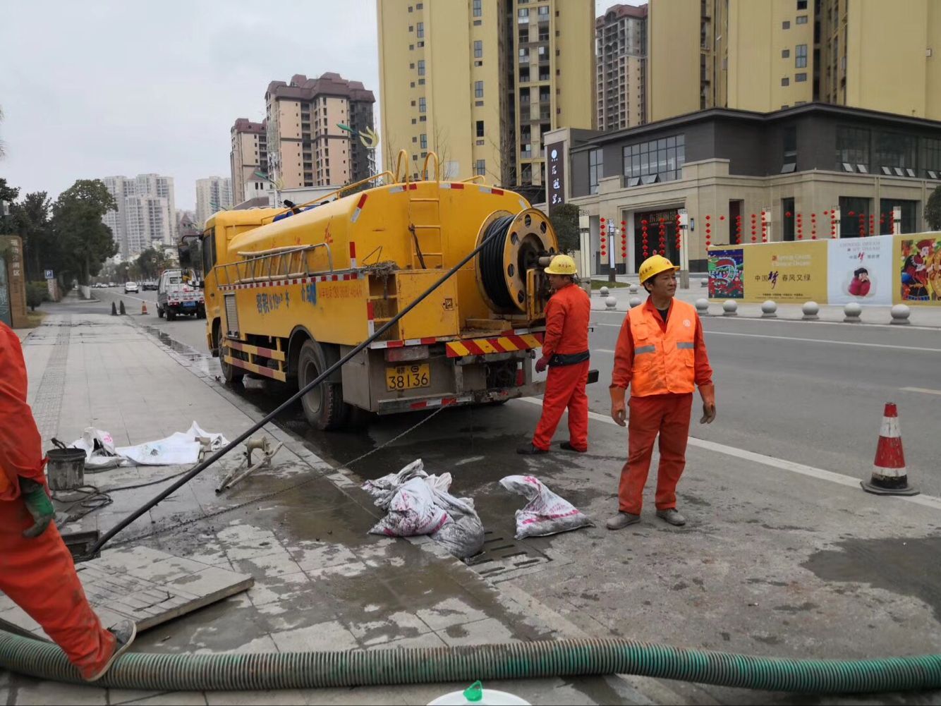 博爱排污管道清淤-管道清洗